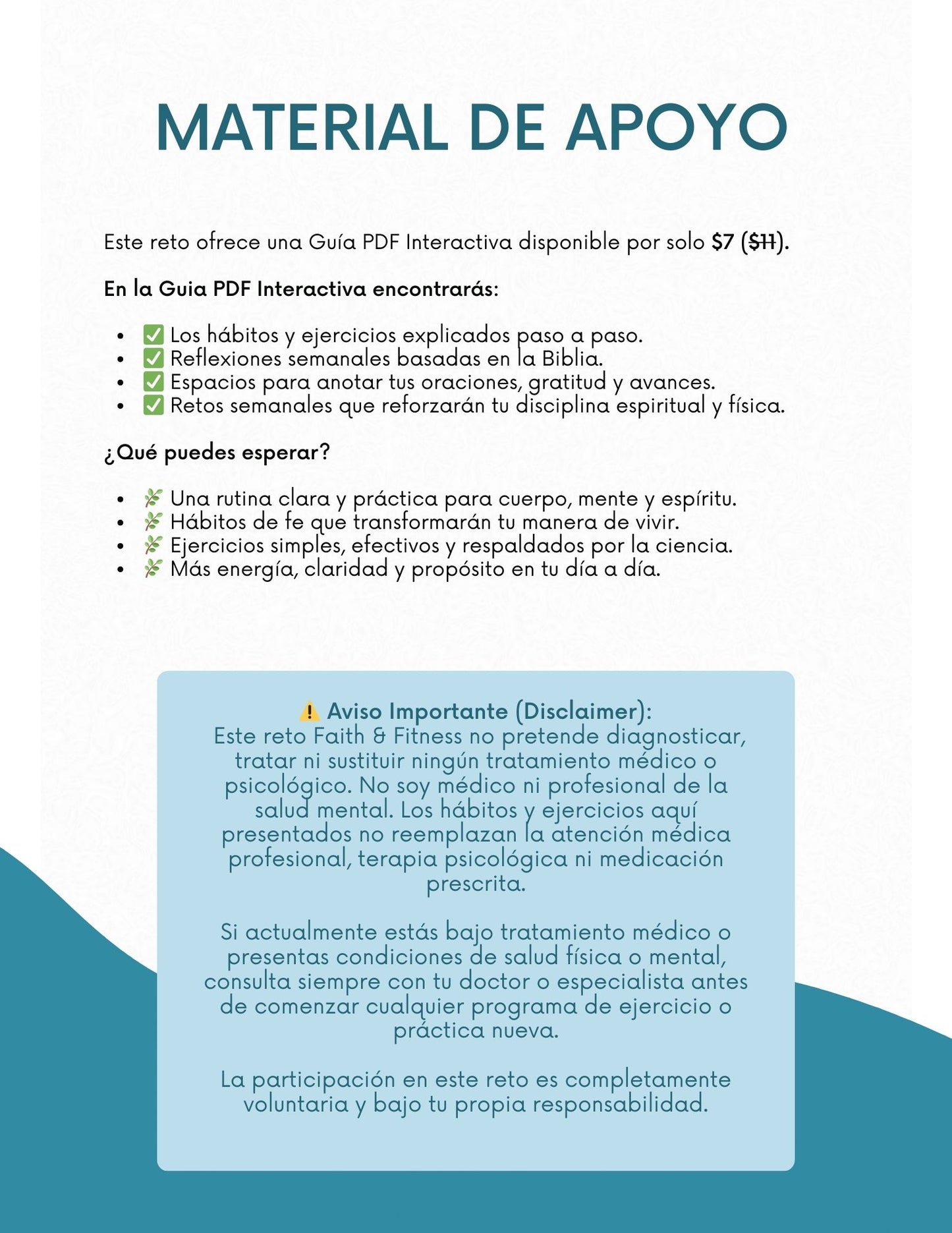 Reto Faith & Fitness Septiembre - Reset de Espiritu, Mente, y Cuerpo