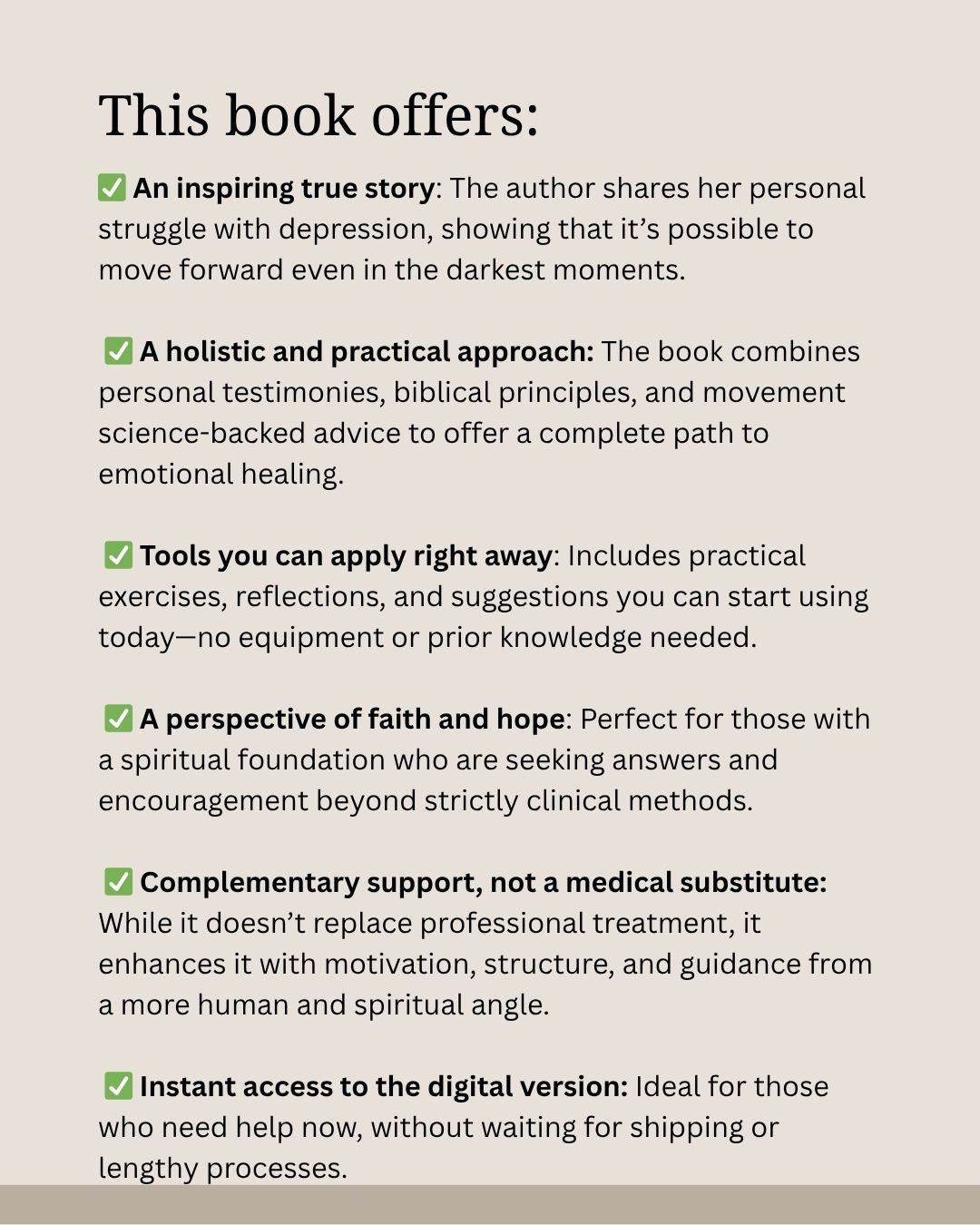 What you get by reading this book.